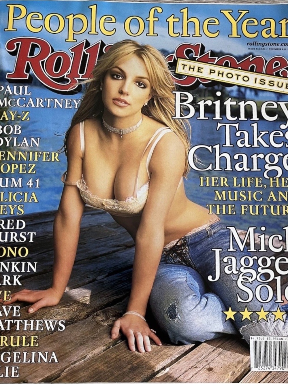 DECEMBER 2001 ROLLING STONE - BRITNEY SPEARS